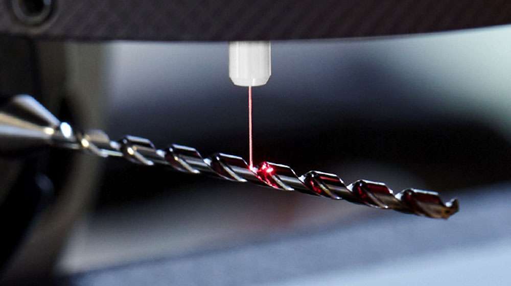 Measuring roughness on a micro-drill