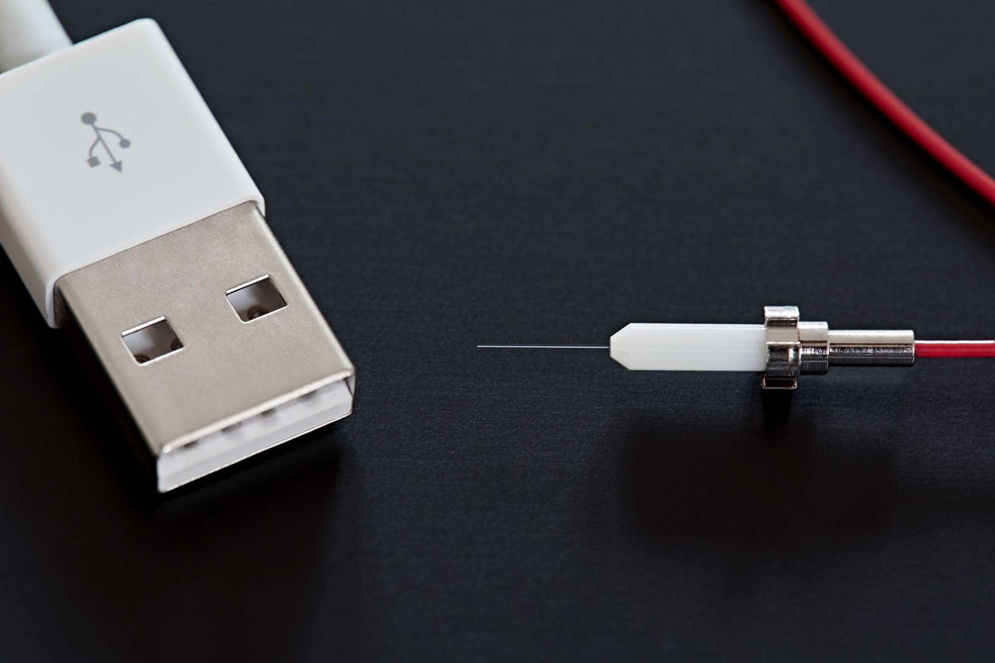 pure fiber probe without jacket