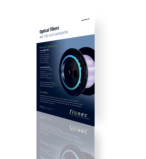 Product brochure optical fibers and fiber-optic accessories