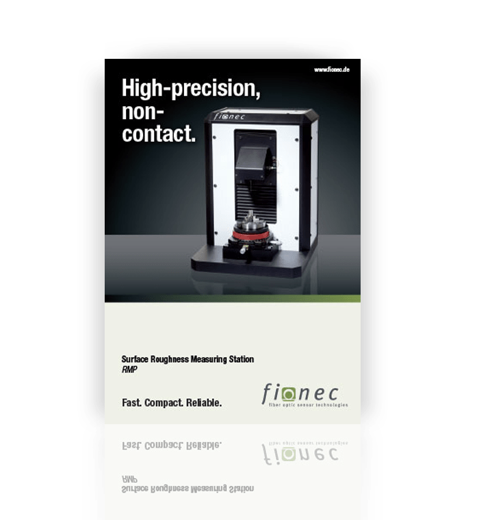 Product brochure roughness measuring station RMP backside